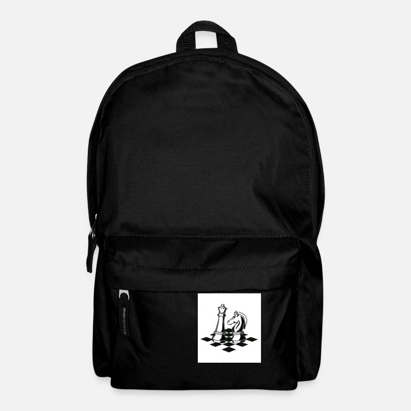 chess Schach groß - Rucksack - Schwarz
