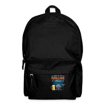 This Is My Grill Shirt BBQ Grilling Gift - Backpack - black - Front