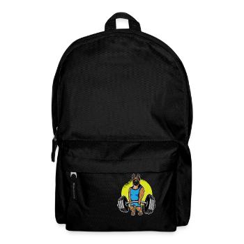 Belgian Malinois Weightlifting I Deadlift Fitness - Rucksack - Schwarz - Vorne