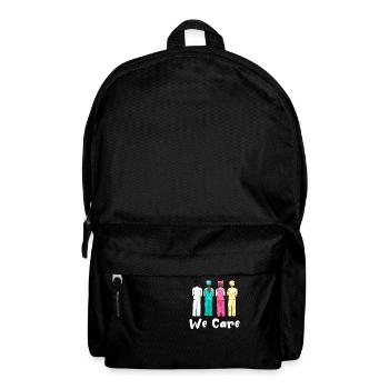Nurse Senior Caregiver Care Help - Backpack - black - Front