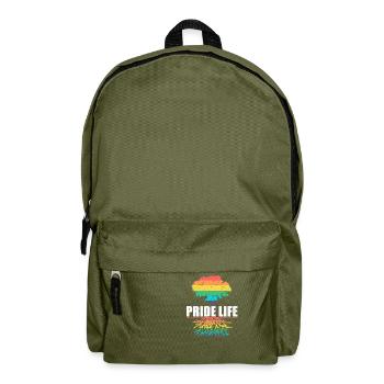 Pride Life - LGBT Gay Pride Month Community - Rucksack - Olivgrün - Vorne