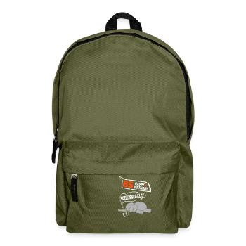 Geburtstag 85 Jahre Birthday Elefant Scheissegal - Rucksack - Olivgrün - Vorne