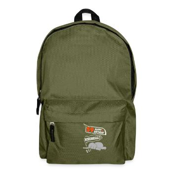 Geburtstag 59 Jahre Birthday Elefant Scheissegal - Rucksack - Olivgrün - Vorne