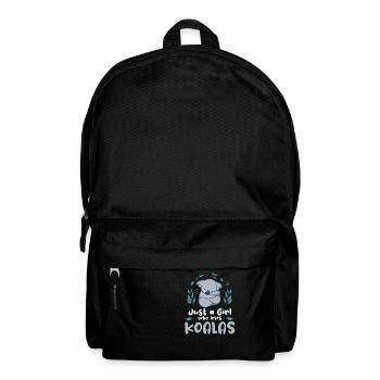 Juste une fille qui aime les koalas - Sac à dos - noir - Devant