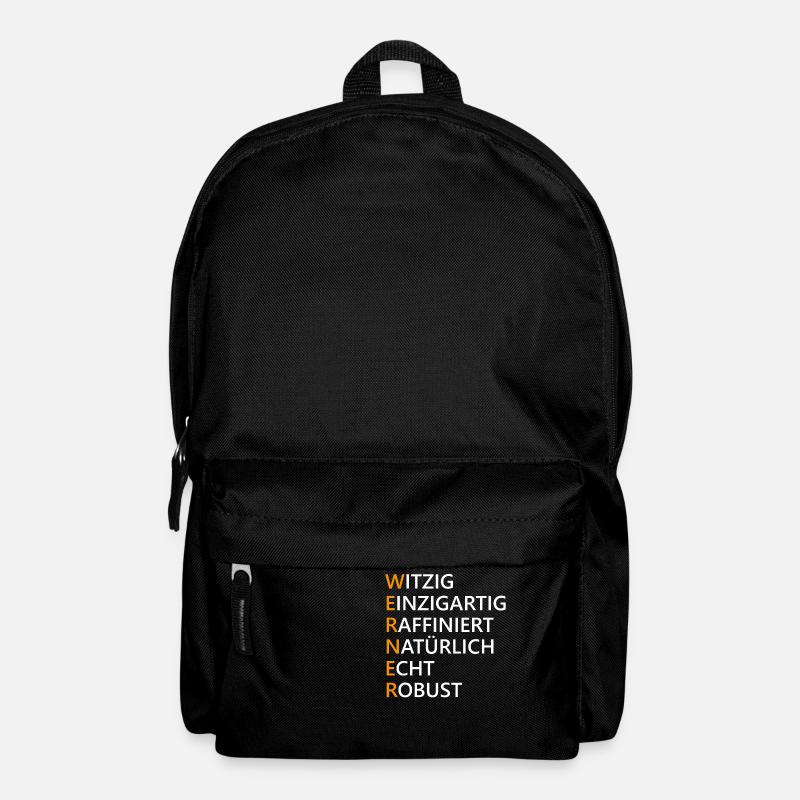 Werner Name Geschenk - Rucksack - Schwarz