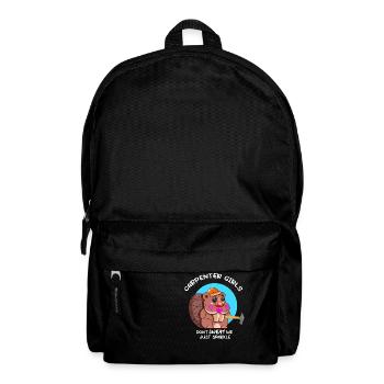 Les filles charpentières ne transpirent pas, nous faisons briller Woodwo - Sac à dos - noir - Devant