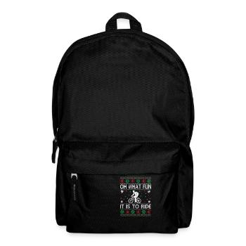 C’est mon vilain design de Noël - Sac à dos - noir - Devant