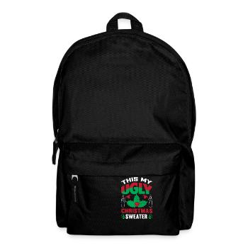 C’est mon vilain design de Noël - Sac à dos - noir - Devant