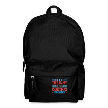 C’est mon vilain design de Noël - Sac à dos - noir - Devant