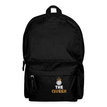 Fußball König Profi Weltfussballer Sport Krone - Rucksack - Schwarz - Vorne