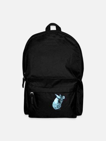 bébé pingouin bleu en pleurs - Sac à dos - noir