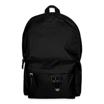 Badminton Player Hobby Sports Shuttlecock - Backpack - black - Front