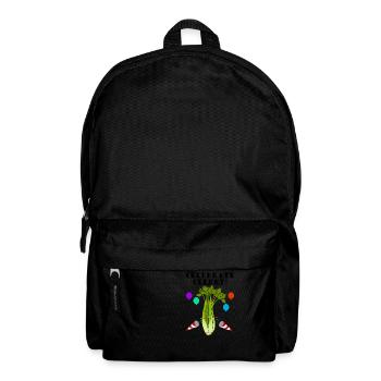 Süßes Sellerie, Gemüse, Gesundes Essen, Lauch - Rucksack - Schwarz - Vorne