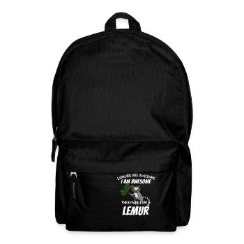 Lémurien - Sac à dos - noir - Devant
