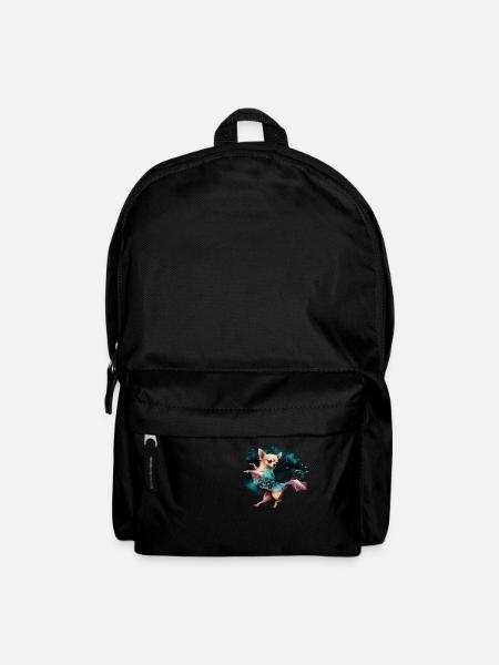 Chihuahua | Ballerina | Ballet | Dance | Dancing | - Rucksack - Schwarz