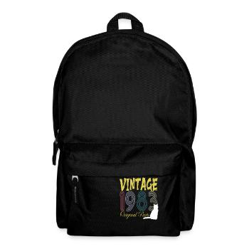 Vintage 1993 Cat sunset - Backpack - black - Front
