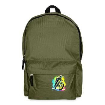 BMX - Fahrrad - Rucksack - Olivgrün - Vorne