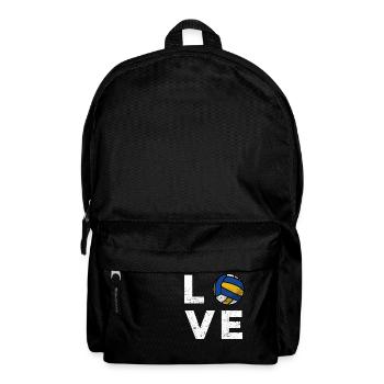 Love Volleyball - Backpack - black - Front