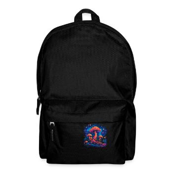 Mushroom | Fantasy Pilze Wald Natur Goa Festival - Rucksack - Schwarz - Vorne