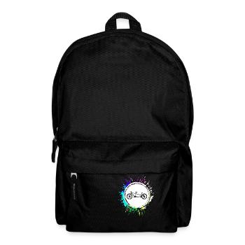 Bicycle tandem Colorful - Backpack - black - Front