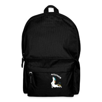 Yoga Licorne Cool Dire Méditation Professeur de Yoga - Sac à dos - noir - Devant