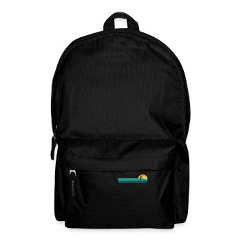 Stand up vintage stand up rider and board paddler - Backpack - black - Front