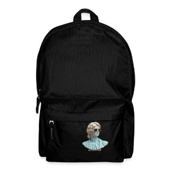Statue Roman with sunglasses modern style art - Backpack - black - Front