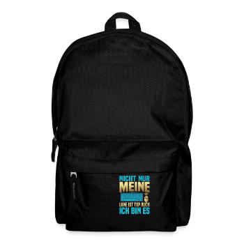 Gaming PC Gamer Headset Zocken Controller Konsole - Rucksack - Schwarz - Vorne