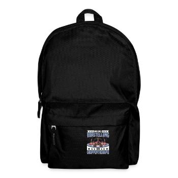Curling Curling Winter sports - Backpack - black - Front