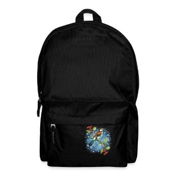 Colorful bird - Backpack - black - Front