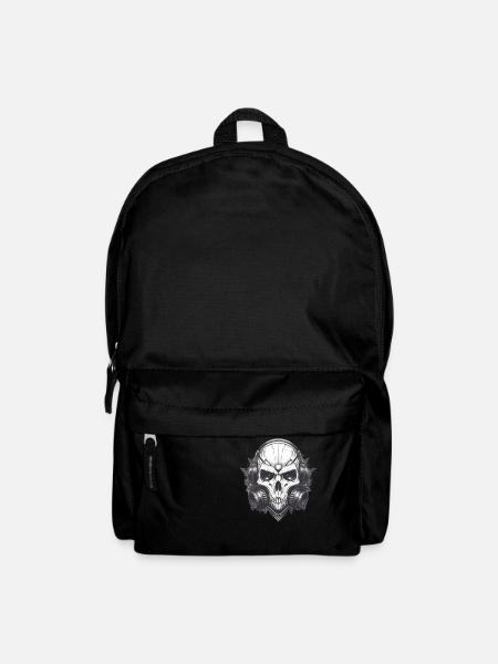 Totenkopf - Rucksack - Schwarz