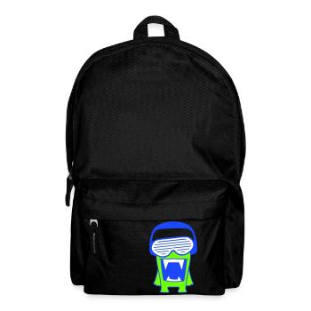 DJ Monster Alien Alien Party Music Fun - Backpack - black - Front