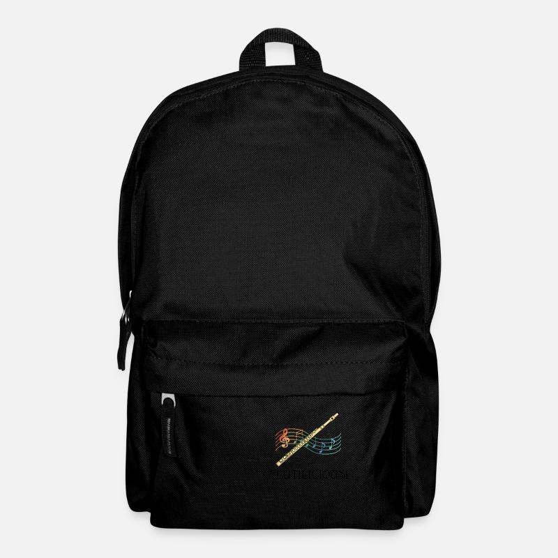 Flutilicious Flötenspieler Lustiges Sprichwort - Rucksack - Schwarz