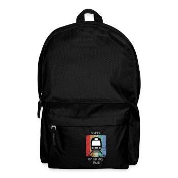 Train Railway Railroad Worker Trains Train Driver - Backpack - black - Front