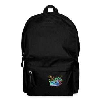 Récifs coralliens colorés, océan, plongée avec - Sac à dos - noir - Devant
