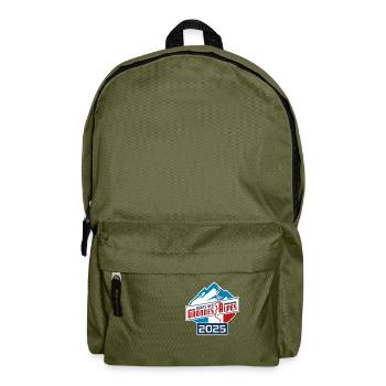 Route des Grandes Alpes Sticker | Color | 2025 - Backpack - olive green - Front