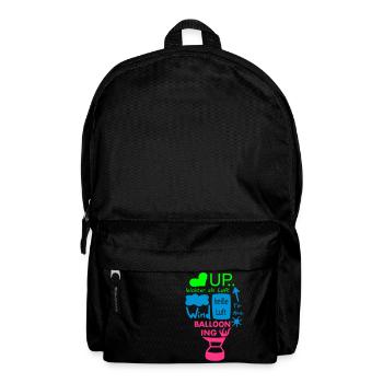 heissluftballon - Rucksack - Schwarz - Vorne