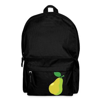 Birne - Rucksack - Schwarz - Vorne