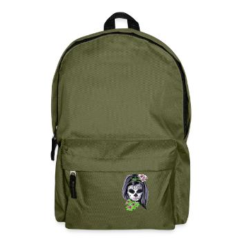 Maskierung zum Fasching - Rucksack - Olivgrün - Vorne