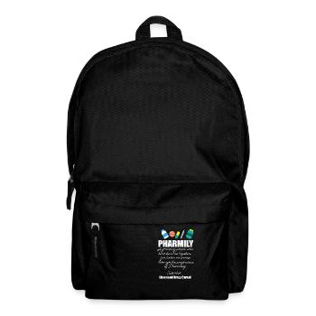 Pharma Medizin Medikamente Pharmily - Rucksack - Schwarz - Vorne