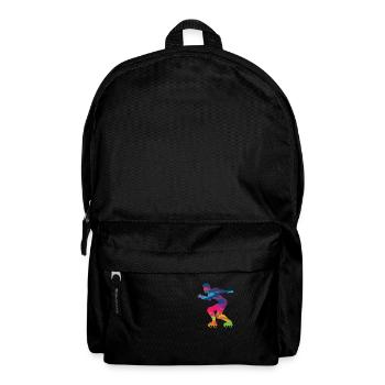 Inline-Skates Inline-Skating Rollschuhlaufen - Rucksack - Schwarz - Vorne