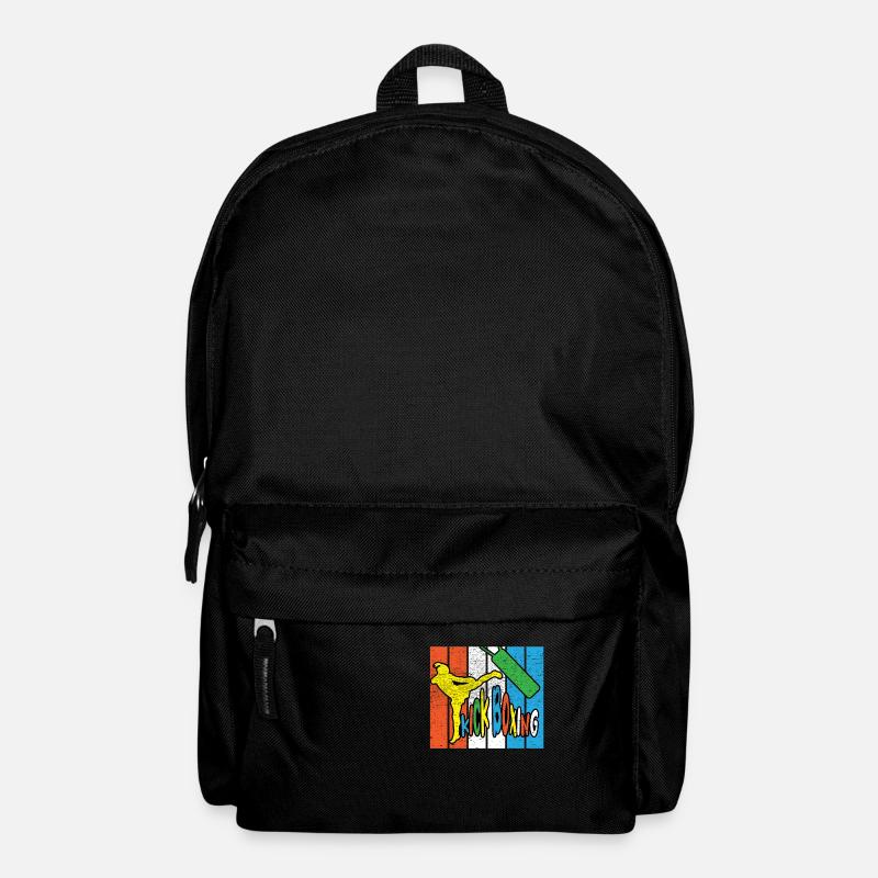 Kickboxing Kickboxing Boxing Boxer Kickboxer - Backpack - black