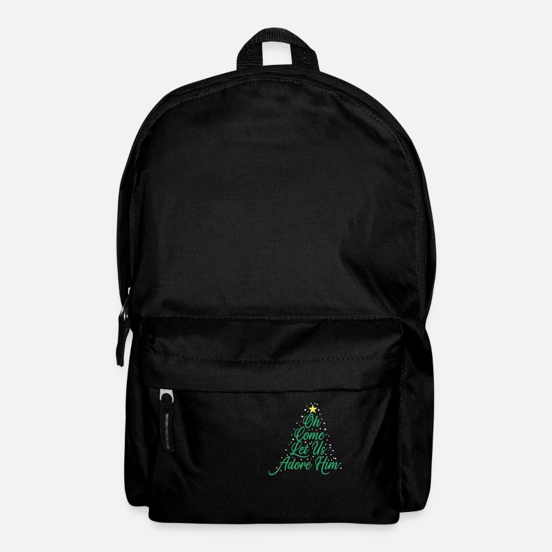 Jesus Weihnachten Christ Kirche Gläubig Glaube - Rucksack - Schwarz