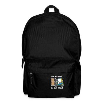 Staplerfahrer Logistik Lager Logistiker Stapler - Rucksack - Schwarz - Vorne