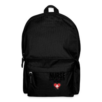 Infirmière presque comme un médecin mais plus gentille - Sac à dos - noir - Devant