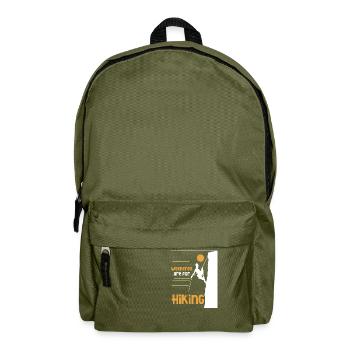 Klettern Kletterer Berge Kletterwand Kletterdad - Rucksack - Olivgrün - Vorne