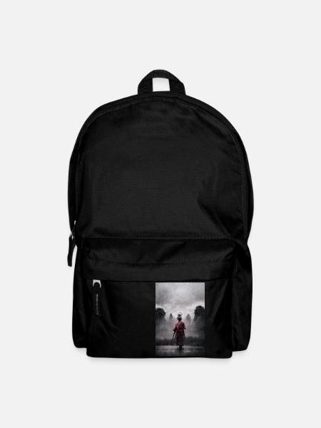 Samurai im Nebel - Rucksack - Schwarz