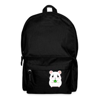 Mignon Cartoon Hamster Love Pet 8 - Sac à dos - noir - Devant