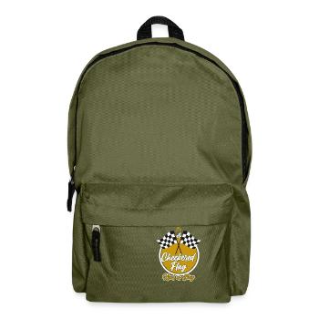 Rennstrecke Rennen Autorennen Autosport - Rucksack - Olivgrün - Vorne