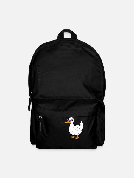 Duck sunglasses cool - Backpack - black